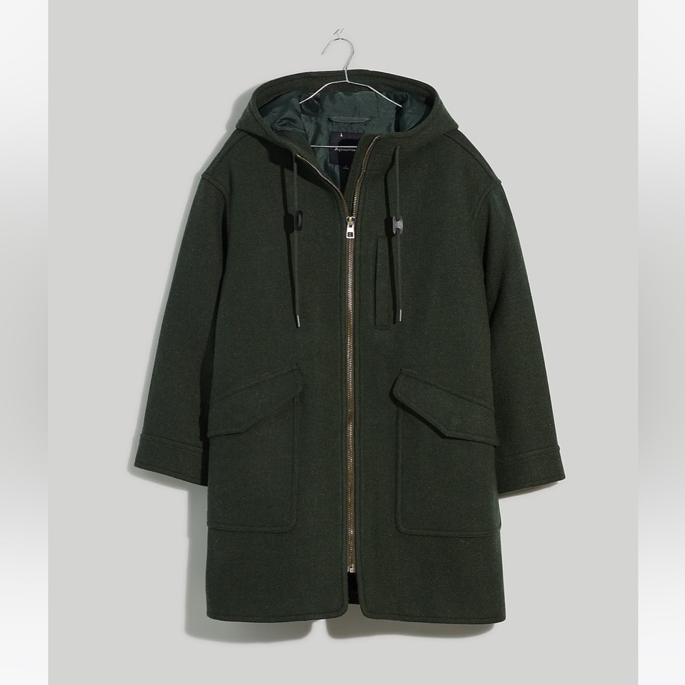 Madewell Lynnford Coat size L green
